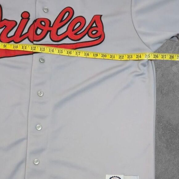 Vintage Majestic MLB  Baltimore Orioles Gray Baseball Jersey Men XXL - Picture 7 of 7